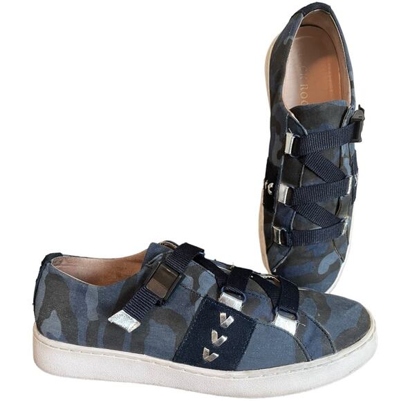 JACK ROGERS WARNER Midnight Camo Canvas Sneakers Women’s Size 9‎ - Picture 2 of 9